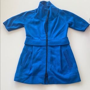 NWT theory zip up cardigan